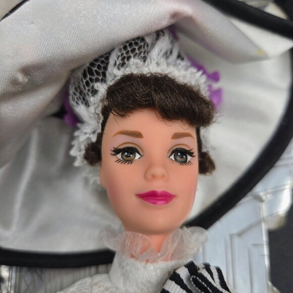 Barbie Doll As Eliza Doolittle In My Fair Lady At Ascot Debut 1995 Vintage Matte - Picture 4 of 11
